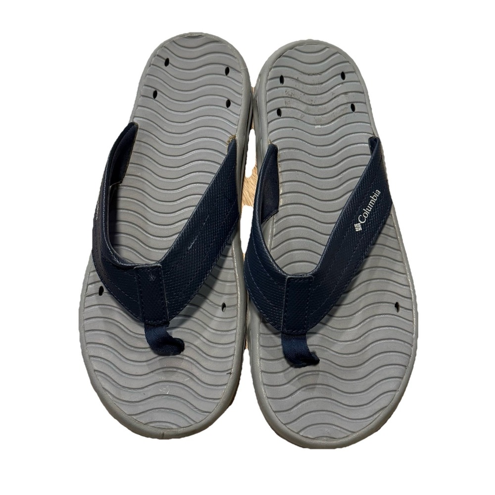 Columbia Men's Vented Flip Flops Thong Air Beach Trail Size 8 Comfort‎